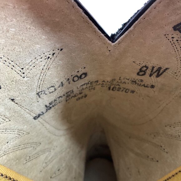 Durango Womens Black Leather Cowboy cowgirl Western Boots Size 8W 8 embroidered - Picture 5 of 15